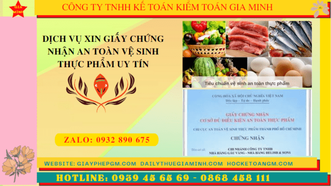 Dịch vụ xin giấy chứng nhận an toàn vệ sinh thực phẩm uy tín tại thái bình 8 Điều kiện để cấp giấy chứng nhận an toàn vệ sinh thực phẩm tại Thái Bình