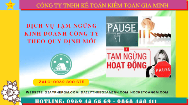 Thủ tục tạm ngừng hoạt động doanh nghiệp tại Bắc Cạn