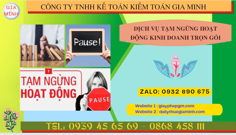 Thủ tục tạm ngừng hoạt động kinh doanh công ty tại Ninh Thuận