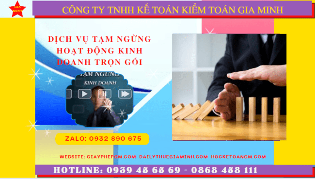 Dịch vụ thủ tục tạm ngừng kinh doanh trọn gói tại Gia Lai