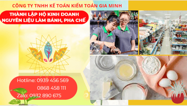 Thành lập hộ kinh doanh nguyên liệu làm bánh, pha chế tại bình thuận 4 Kinh nghiệm thành lập hộ kinh doanh nguyên liệu làm bánh, pha chế tại Bình Thuận