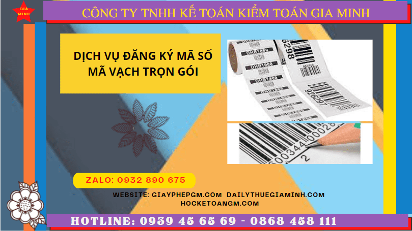DỊCH VỤ ĐĂNG KÝ MÃ SỐ MÃ VẠCH TRỌN GÓI TẠI BÌNH THUẬN 4 Dịch vụ đăng ký mã vạch trọn gói tại Bình Thuận