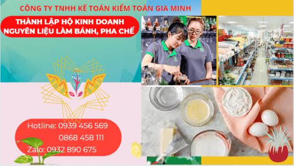 Thành lập hộ kinh doanh nguyên liệu làm bánh, pha chế tại khánh hòa 4 Kinh nghiệm thành lập hộ kinh doanh nguyên liệu làm bánh, pha chế tại Khánh Hòa