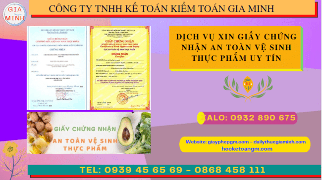 DỊCH VỤ XIN GIẤY CHỨNG NHẬN AN TOÀN VỆ SINH THỰC PHẨM UY TÍN TẠI HÀ NAM 14 Hồ sơ xin cấp giấy chứng nhận an toàn vệ sinh thực phẩm tại Hà Nam