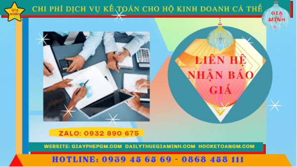 Giá dịch vụ kế toán thuế hộ kinh doanh tại Thành phố Hà Nội