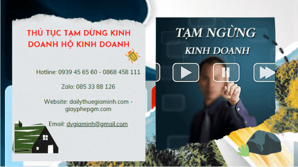 Thủ tục tạm dừng kinh doanh hộ kinh doanh tại Kon Tum 4 Thủ tục tạm dừng kinh doanh hộ cá thể 2022 tại Kon Tum