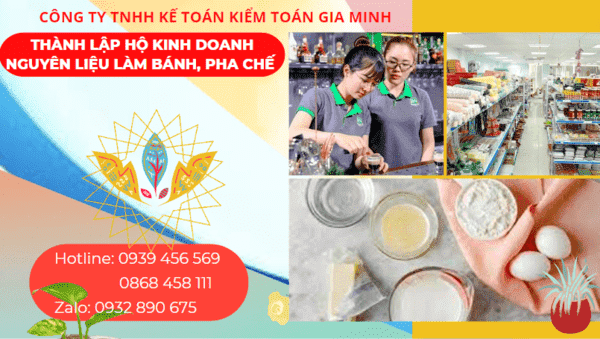 Thành lập hộ kinh doanh nguyên liệu làm bánh, pha chế tại quảng ngãi 4 Kinh nghiệm thành lập hộ kinh doanh nguyên liệu làm bánh, pha chế tại Quảng Ngãi
