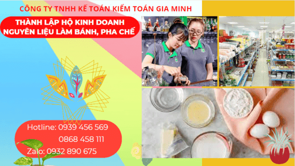 Thành lập hộ kinh doanh nguyên liệu làm bánh, pha chế tại hà tĩnh 4 Kinh nghiệm thành lập hộ kinh doanh nguyên liệu làm bánh, pha chế tại Hà Tĩnh
