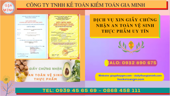 DỊCH VỤ XIN GIẤY CHỨNG NHẬN AN TOÀN VỆ SINH THỰC PHẨM UY TÍN TẠI NINH BÌNH 14 Hồ sơ xin cấp giấy chứng nhận an toàn vệ sinh thực phẩm tại Ninh Bình