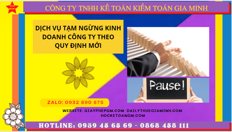 Dịch vụ tạm ngừng kinh doanh công ty tại tp đà nẵng theo quy định mới 8 Thủ tục tạm ngừng kinh doanh công ty tại TP Đà Nẵng