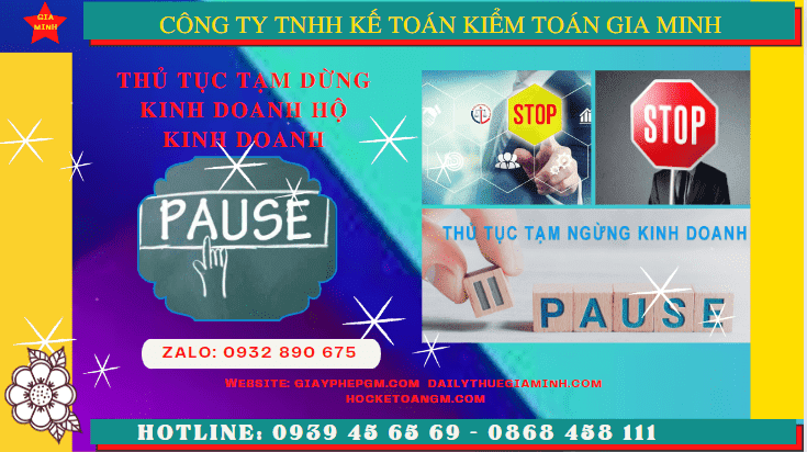 Thủ tục tạm dừng kinh doanh hộ kinh doanh tại Lâm Đồng 6 Tạm dừng kinh doanh hộ kinh doanh theo quy định tại Lâm Đồng