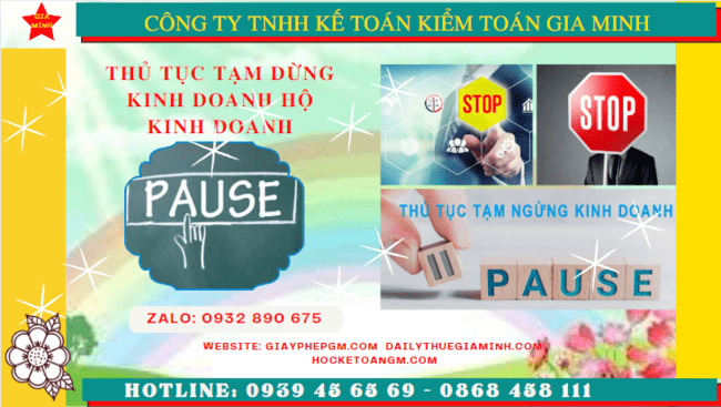 Thủ tục tạm dừng kinh doanh hộ kinh doanh tại Phú Yên 6 Tạm dừng kinh doanh hộ kinh doanh theo quy định tại Phú Yên