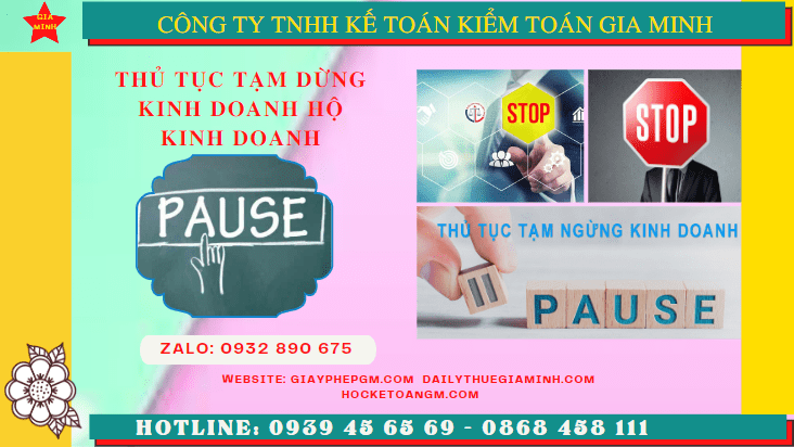 Thủ tục tạm dừng kinh doanh hộ kinh doanh tại Quảng Nam 6 Tạm dừng kinh doanh hộ kinh doanh theo quy định tại Quảng Nam
