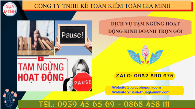 Thủ tục tạm ngừng hoạt động kinh doanh công ty tại Quảng Trị