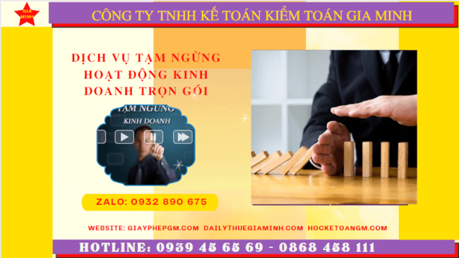 Dịch vụ thủ tục tạm ngừng kinh doanh trọn gói tại Lâm Đồng
