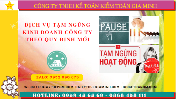 Dịch vụ tạm ngừng kinh doanh công ty tại quận thanh xuân theo quy định mới 6 Thủ tục tạm ngừng hoạt động doanh nghiệp tại Quận Thanh Xuân - Hà Nội