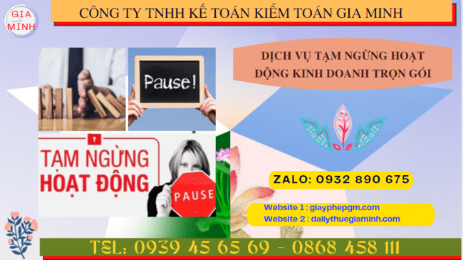 Thủ tục tạm ngừng hoạt động kinh doanh công ty tại Hà Nam