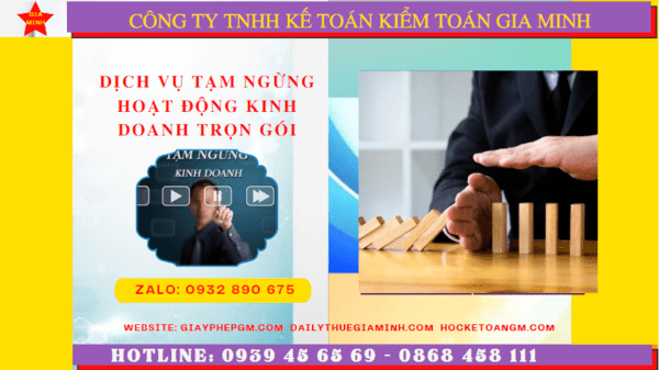 Dịch vụ thủ tục tạm ngừng kinh doanh trọn gói tại Phú Yên