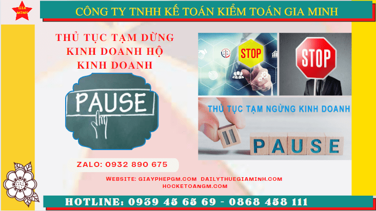 Tạm dừng kinh doanh hộ kinh doanh theo quy định tại Quảng Trị
