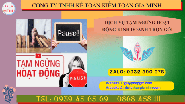 Thủ tục tạm ngừng hoạt động kinh doanh công ty tại Ninh Bình