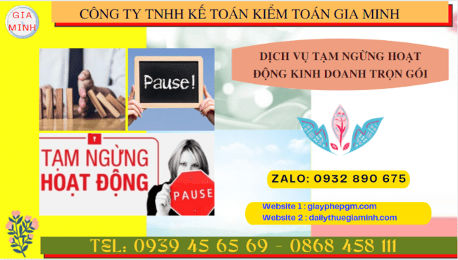 Thủ tục tạm ngừng hoạt động kinh doanh công ty tại Thái Bình
