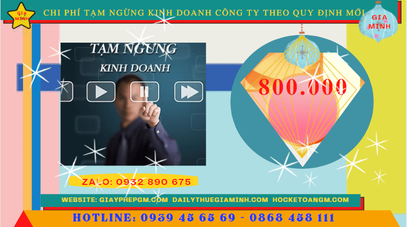 Dịch vụ tạm ngừng kinh doanh công ty tại Thành phố Đà Nẵng theo quy định mới 2025 5 Chi phí tạm ngừng kinh doanh công ty tại thành phố Đà Nẵng