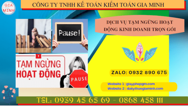 Thủ tục tạm ngừng hoạt động kinh doanh công ty tại Nha Trang