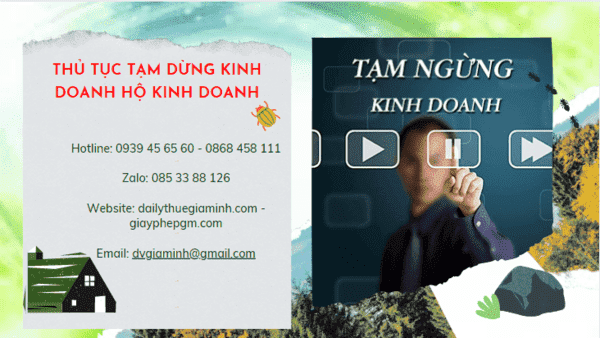 Thủ tục tạm dừng kinh doanh hộ kinh doanh tại Quảng Ngãi 4 Thủ tục tạm dừng kinh doanh hộ cá thể 2022 tại Quảng Ngãi