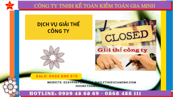 Dịch vụ giải thể công ty tại Thành Phố Huế