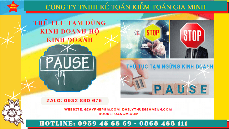 Thủ tục tạm dừng kinh doanh hộ kinh doanh tại Thành phố Hưng Yên 6 Tạm dừng kinh doanh hộ kinh doanh theo quy định tại Thành Phố Hưng Yên