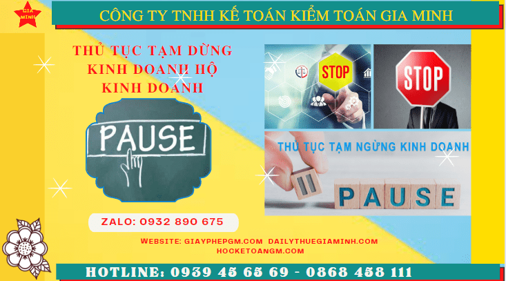 Thủ tục tạm dừng kinh doanh hộ kinh doanh tại Sơn La 6 Tạm dừng kinh doanh hộ kinh doanh theo quy định tại Sơn La