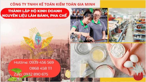 Thành lập hộ kinh doanh nguyên liệu làm bánh, pha chế tại quảng trị 4 Kinh nghiệm thành lập hộ kinh doanh nguyên liệu làm bánh, pha chế tại Quảng Trị
