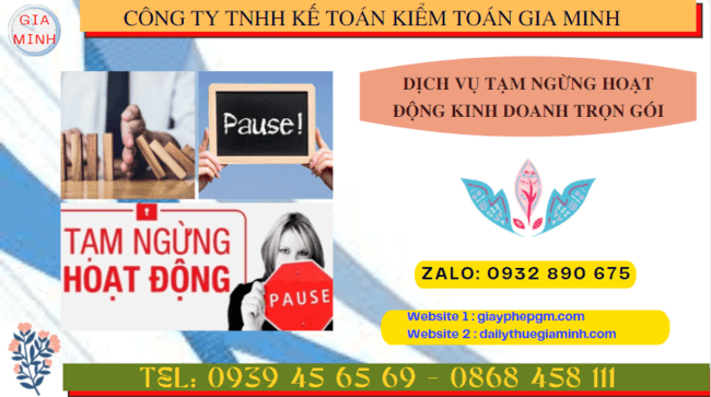 Thủ tục tạm ngừng hoạt động kinh doanh công ty tại Tuyên Quang