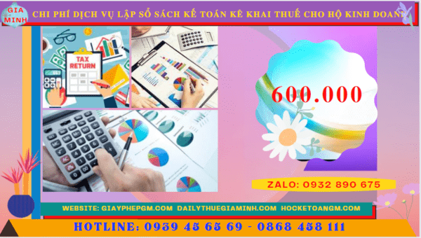 Bảng giá dịch vụ kê khai thuế hộ kinh doanh tại TP Đà Nẵng