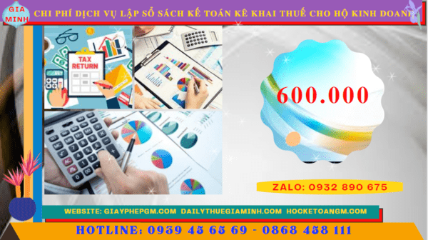 Dịch vụ lập sổ sách kế toán kê khai thuế cho hộ kinh doanh tại thành phố đà nẵng 5 Bảng giá dịch vụ kê khai thuế hộ kinh doanh tại Thành Phố Đà Nẵng
