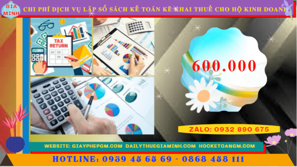 Bảng giá dịch vụ kê khai thuế hộ kinh doanh tại TP Hải Phòng
