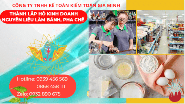 Thành lập hộ kinh doanh nguyên liệu làm bánh, pha chế tại huế 4 Kinh nghiệm thành lập hộ kinh doanh nguyên liệu làm bánh, pha chế tại Huế