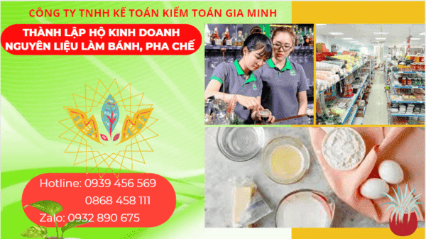 Thành lập hộ kinh doanh nguyên liệu làm bánh, pha chế tại thừa thiên huế 4 Kinh nghiệm thành lập hộ kinh doanh nguyên liệu làm bánh, pha chế tại Thừa Thiên Huế