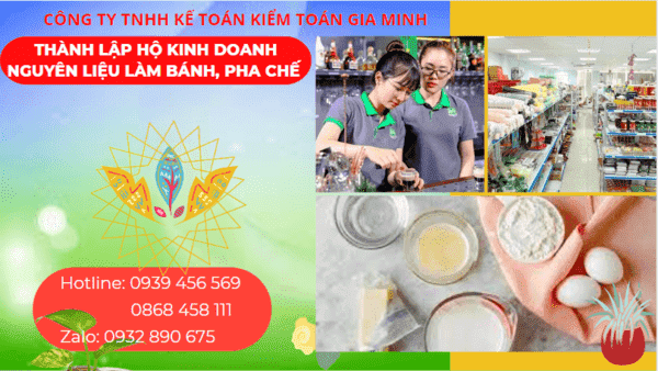 Thành lập hộ kinh doanh nguyên liệu làm bánh, pha chế tại hà nam 4 Kinh nghiệm thành lập hộ kinh doanh nguyên liệu làm bánh, pha chế tại Hà Nam