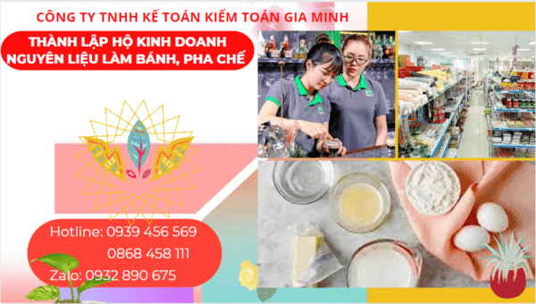 Thành lập hộ kinh doanh nguyên liệu làm bánh, pha chế tại hải dương 4 Kinh nghiệm thành lập hộ kinh doanh nguyên liệu làm bánh, pha chế tại Hải Dương