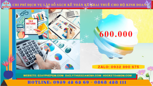 Dịch vụ lập sổ sách kế toán kê khai thuế cho hộ kinh doanh tại Bạc Liêu – Trọn gói, uy tín 5 Bảng giá dịch vụ kê khai thuế hộ kinh doanh tại Bạc Liêu