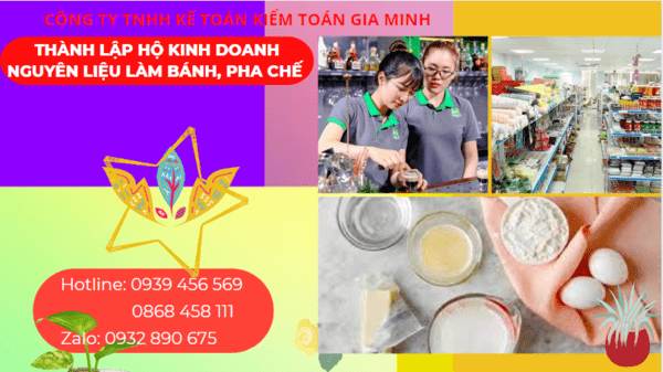 Thành lập hộ kinh doanh nguyên liệu làm bánh, pha chế tại nam định 4 Kinh nghiệm thành lập hộ kinh doanh nguyên liệu làm bánh, pha chế tại Nam Định