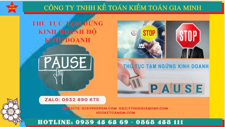 Tạm dừng kinh doanh hộ kinh doanh theo quy định tại Điện Biên
