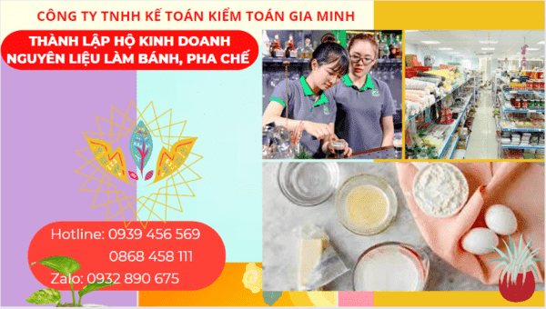 Thành lập hộ kinh doanh nguyên liệu làm bánh, pha chế tại bắc giang 4 Kinh nghiệm thành lập hộ kinh doanh nguyên liệu làm bánh, pha chế tại Bắc Giang