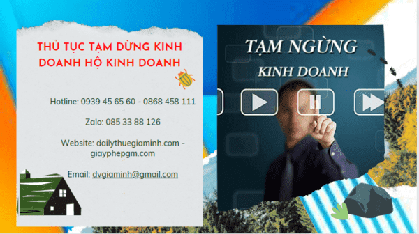 Thủ tục tạm dừng kinh doanh hộ kinh doanh tại Thái Bình 4 Thủ tục tạm ngừng kinh doanh hộ cá thể 2023 tại Thái Bình
