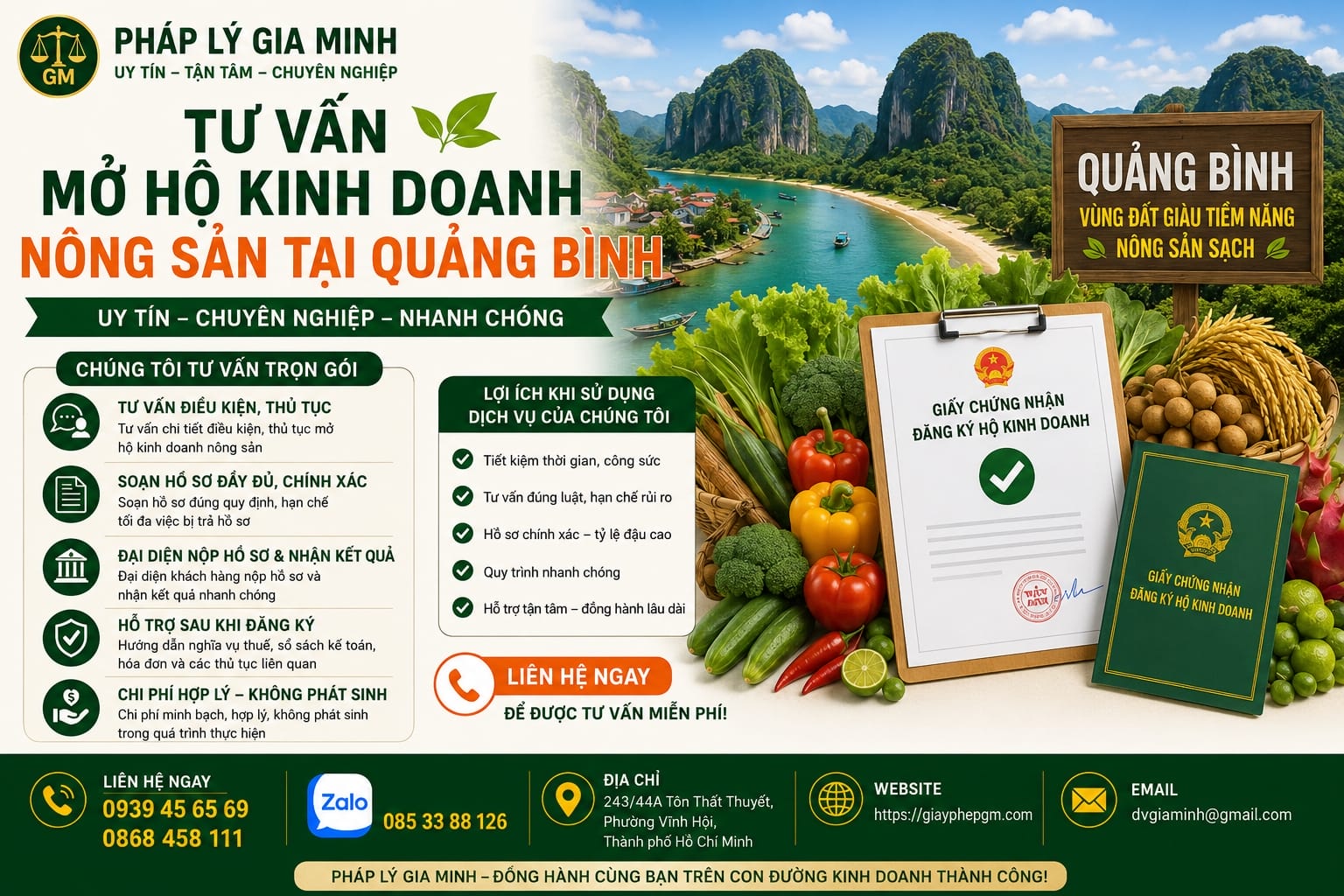 Thành lập hộ kinh doanh nông sản tại Quảng Bình - Dịch vụ nhanh chóng và uy tín 17 Tư vấn mở hộ kinh doanh nông sản tại Quảng Bình