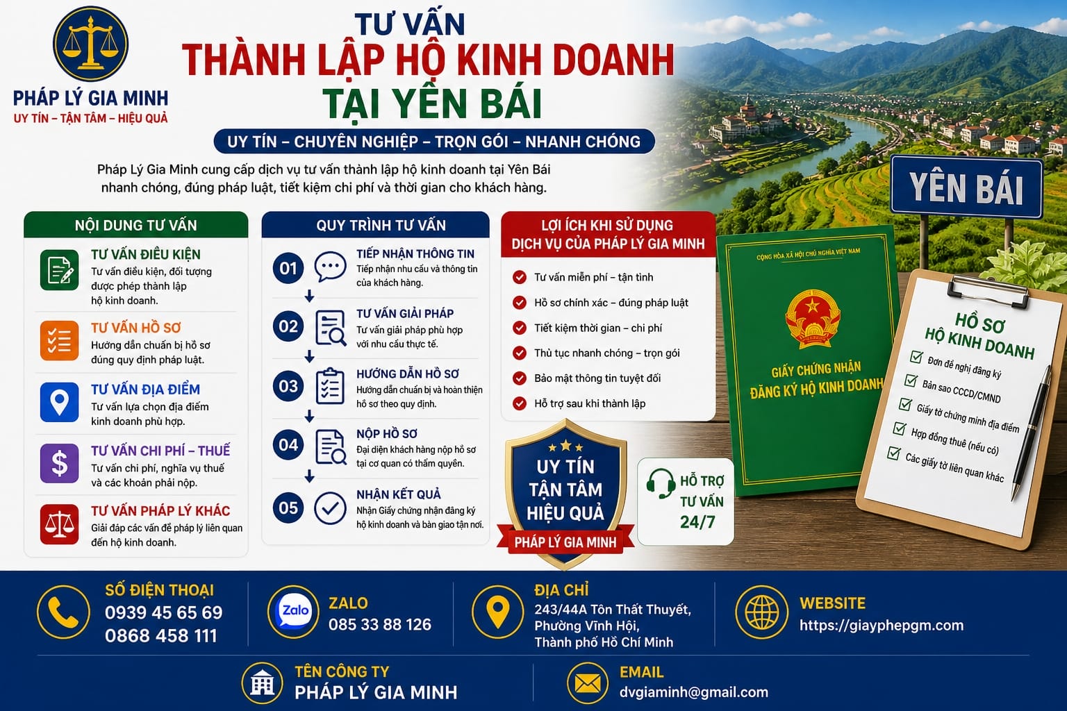 Tư vấn thành lập hộ kinh doanh tại Yên Bái