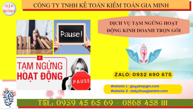 Thủ tục tạm ngừng hoạt động kinh doanh công ty tại Lai Châu