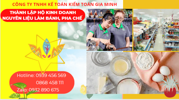 Thành lập hộ kinh doanh nguyên liệu làm bánh, pha chế tại cao bằng 4 Kinh nghiệm thành lập hộ kinh doanh nguyên liệu làm bánh, pha chế tại Cao Bằng