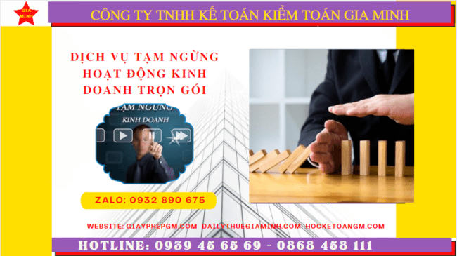 Dịch vụ thủ tục tạm ngừng kinh doanh trọn gói tại Quảng Ninh